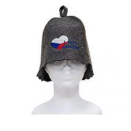 EVEI Wool Sauna Hat – with “I love Czechia” embroidery - Sauna Hat