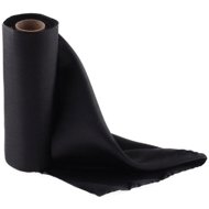 PartyDeco Satin 16 cm/9 m black - Organza