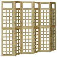 vidaXL Privacy apron 240 × 180 cm brown, 6 pcs 3385877 - Room Divider