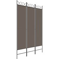 vidaXL Folding screen 120 × 200 cm textile, anthracite, 3-piece 350148 - Room Divider
