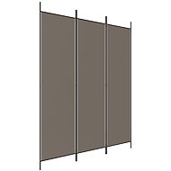 vidaXL Textile screen 150 × 220 cm anthracite, 3-piece 350196 - Room Divider