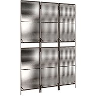 vidaXL Dividing wall 147 × 200 polyrattan, brown, 3 panels 365389 - Room Divider