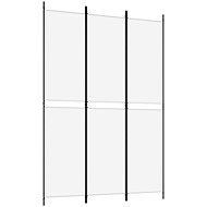 vidaXL Textile screen 150 × 220 cm white, 3-piece 350242 - Room Divider