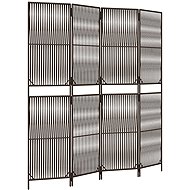 vidaXL Dividing wall 196 x 200 cm polyrattan, brown, 4 panels 365393 - Room Divider