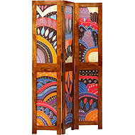 vidaXL Partition 105 × 160 cm solid acacia wood, brown 4016529 - Room Divider