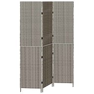 vidaXL Partition 147 × 180 cm polyrattan, grey 42003670 - Room Divider