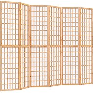 vidaXL Japanese style folding screen 240 × 170 cm, 6 pieces 352086 - Room Divider