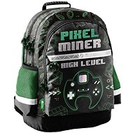 PASO School Backpack Game Pixel Miner - School Backpack