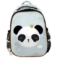 PASO School backpack Panda with crown - School Backpack