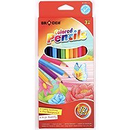 Braden school crayons 12 colours - Coloured Pencils
