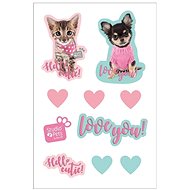 PASO Notes notebook with stickers A5, Dog and cat - Journal