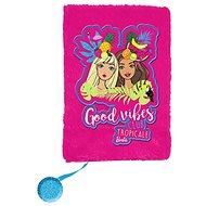 PASO Plush notebook A5, Barbie Tropical - Journal