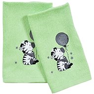 Praktik Baby towel LILI 30 × 50 cm, green - Children's Bath Towel