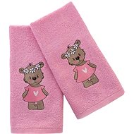 Praktik Baby towel LILI 30 × 50 cm, pink - Children's Bath Towel
