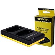 PATONA Foto Dual Quick Sony NP-FM500H - Ladegerät für Kamera- und Camcorder-Akkus