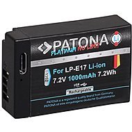 PATONA Akku für Canon LP-E17 1000mAh Li-Ion Platinum mit USB-C Ladefunktion - Kamera-Akku