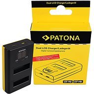 PATONA für Dual Pro für DJI Osmo Action - Ladegerät für Kamera- und Camcorder-Akkus