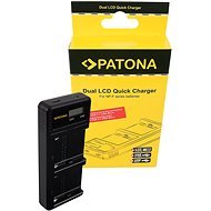 PATONA für Foto Dual LCD Sony F550/F750/F970 - USB - Ladegerät für Kamera- und Camcorder-Akkus