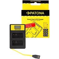 PATONA - Dual Panasonic DMW-BLC12 E LCD,USB - vel - Fényképezőgép és kamera akku töltő