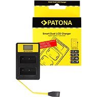PATONA - Dual Fuji NP-W126 LCD,USB-vel - Fényképezőgép és kamera akku töltő
