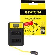 PATONA - Dual Canon LP-E12 , LCD,USB - vel - Fényképezőgép és kamera akku töltő