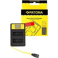 PATONA - Dual Panasonic DMW-BLG10 , LCD,USB-vel - Fényképezőgép és kamera akku töltő