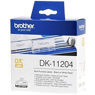 Brother DK-11204 - Öntapadós címke