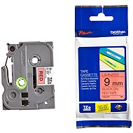 Brother TZe-421 black print, red backing, 9mm - TZ Tape 