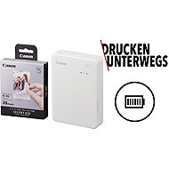 Canon SELPHY Square QX20 weiß KIT (inkl. 20 St. Papier) - Thermosublimationsdrucker