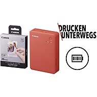 Canon SELPHY Square QX20 rot KIT (inkl. 20 Stk. Papier) - Thermosublimationsdrucker