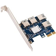 ANPIX adapter from PCIe x1 to 4x USB (PCIe riser) - Adapter