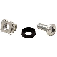 VALUE Screw M6 + washer + nut for switchboard, 100 pcs - Mounting Kit