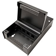 VALUE Junction box for keystone modules, 4 ports, unassembled, black - Data Cabinet