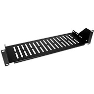 VALUE 19'' shelf 2U, 150 mm, max. 10 kg, black - Shelf