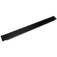 ROLINE 19" blanking panel, 1U, latches, black - Blanking Plate