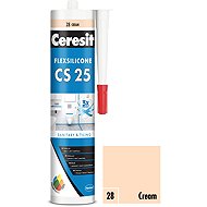 Ceresit Sanitary silicone CS 25 cream, 280 ml - Silicone