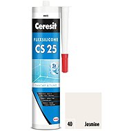 Ceresit Sanitary silicone CS 25 jasmine, 280 ml - Silicone