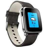 Pebble Time Steel SmartWatch čierne - Smart hodinky