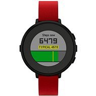 Pebble Time Round čierno-červené - Smart hodinky