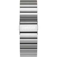 Pebble Time Steel Link Bands Silver - Remienok na hodinky