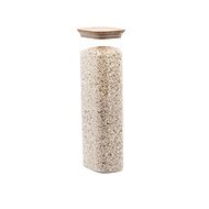 Pebbly PKV-070 Glass with bamboo lid 2,6 l - Storage Jar
