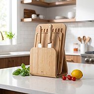 Pebbly NBA230 Set of cutting boards and knives with holder - Cutting Board