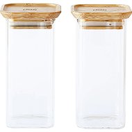 Pebbly PKV-048 Set of 2 glass jars, 320 ml - Food Container Set