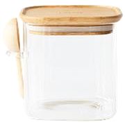 Pebbly PKV-049 Glass jar with measuring cup, 800 ml - Storage Jar