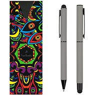 PIERRE CARDIN CELEBRATION Set Ballpoint + Rollerball Pens, Grey - Writing Set