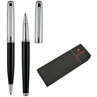 PIERRE CARDIN DIDIER Set Ballpoint + Rollerball Pens, Black-silver - Writing Set