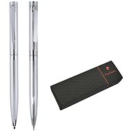 PIERRE CARDIN RENEE Set Ballpoint Pen + Mechanical Pencil, silver - Writing Set