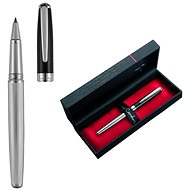 PIERRE CARDIN CHRISTOPHE Black-silver Rollerball Pen - Roller