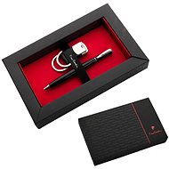 PIERRE CARDIN RIVOLI with Key Ring, Black - Ballpoint Pen