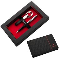 PIERRE CARDIN TRIANON with Key Ring, Black - Ballpoint Pen